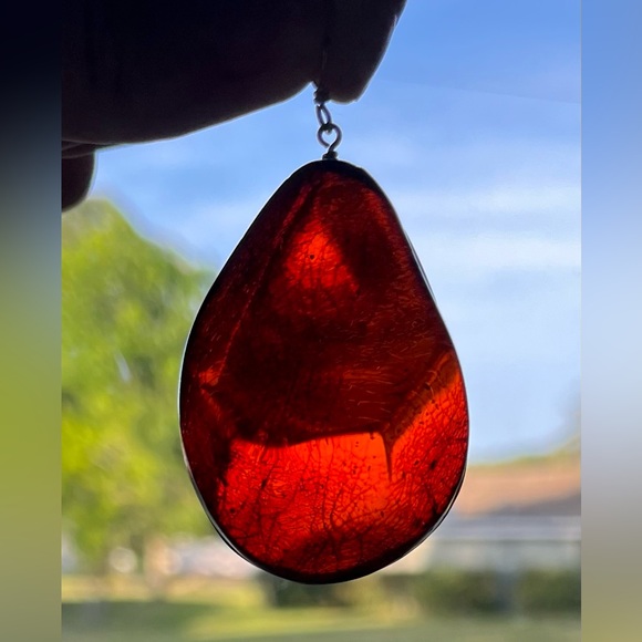 AMBER 🧡 Drop Style Pendant - Picture 7 of 15